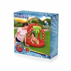 Bestway Piscine Gonflable Enfant avec Toit Sol Rembourré 91x91x91 cm +2 Ans Jardin 52387