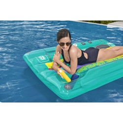 Bestway Matelas Gonflable Rétro Cassette 174x117 cm Plage et Piscine 43649