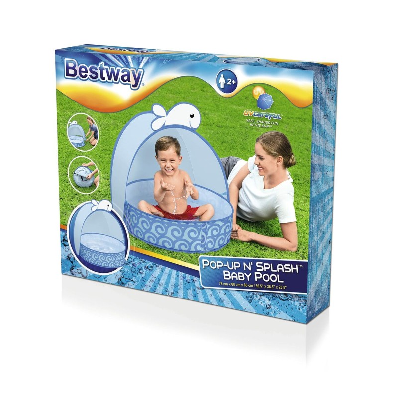 Inflatable Paddling Pool for Children Bestway Whale 78 x 68 x 60