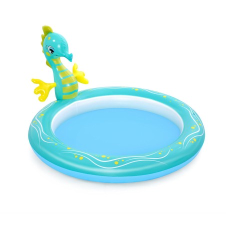 Inflatable Paddling Pool for Children Bestway Sea Horse 188 x 160 x 86 cm