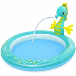 Inflatable Paddling Pool for Children Bestway Sea Horse 188 x 160 x 86 cm