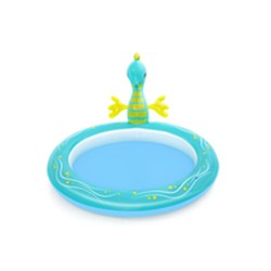 Inflatable Paddling Pool for Children Bestway Sea Horse 188 x 160 x 86 cm