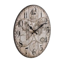 Horloge Murale Alexandra House Living Multicouleur Bois 34 x 4 x 34 cm