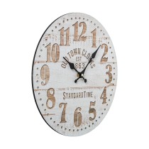 Horloge Murale Alexandra House Living Blanc Multicouleur Bois 34 x 4 x 34 cm