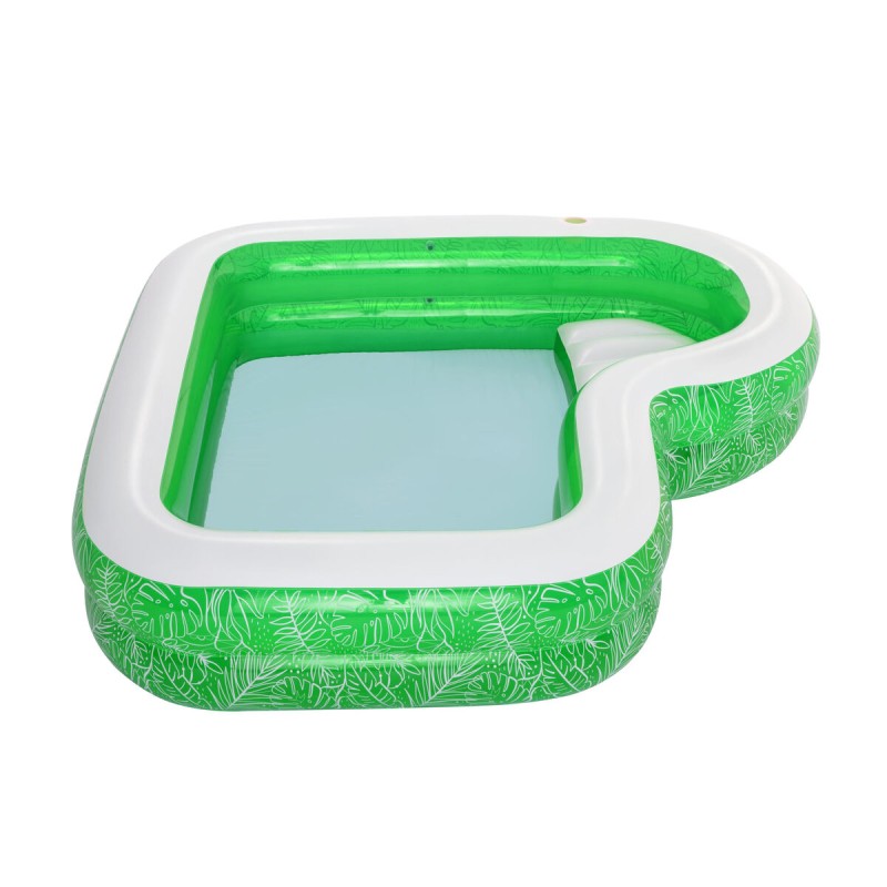 Inflatable Paddling Pool for Children Bestway Green Multicolour 231 x 231 x 51 cm