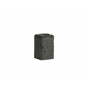 Toothbrush Holder Alexandra House Living Black Stone 7 x 11 x 7 cm