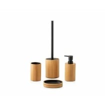 Toothbrush Holder Alexandra House Living Brown Black Bamboo Plastic 7 x 11 x 7 cm