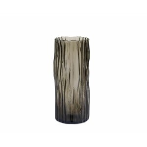 Vase Alexandra House Living Brown Glass 10 x 25 x 10 cm