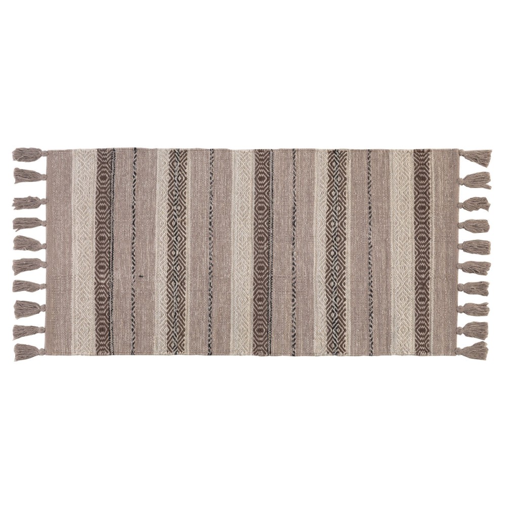 Tapis Alexandra House Living Marron Rayures 120 x 60 x 1 cm