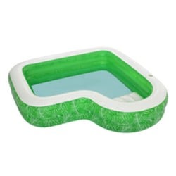 Bestway Aufblasbarer Pool 2 Kammern Tropical 231x231x51 cm +6 Jahre Garten 54336