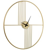 Wall Clock Alexandra House Living Golden Metal 60 x 50 cm