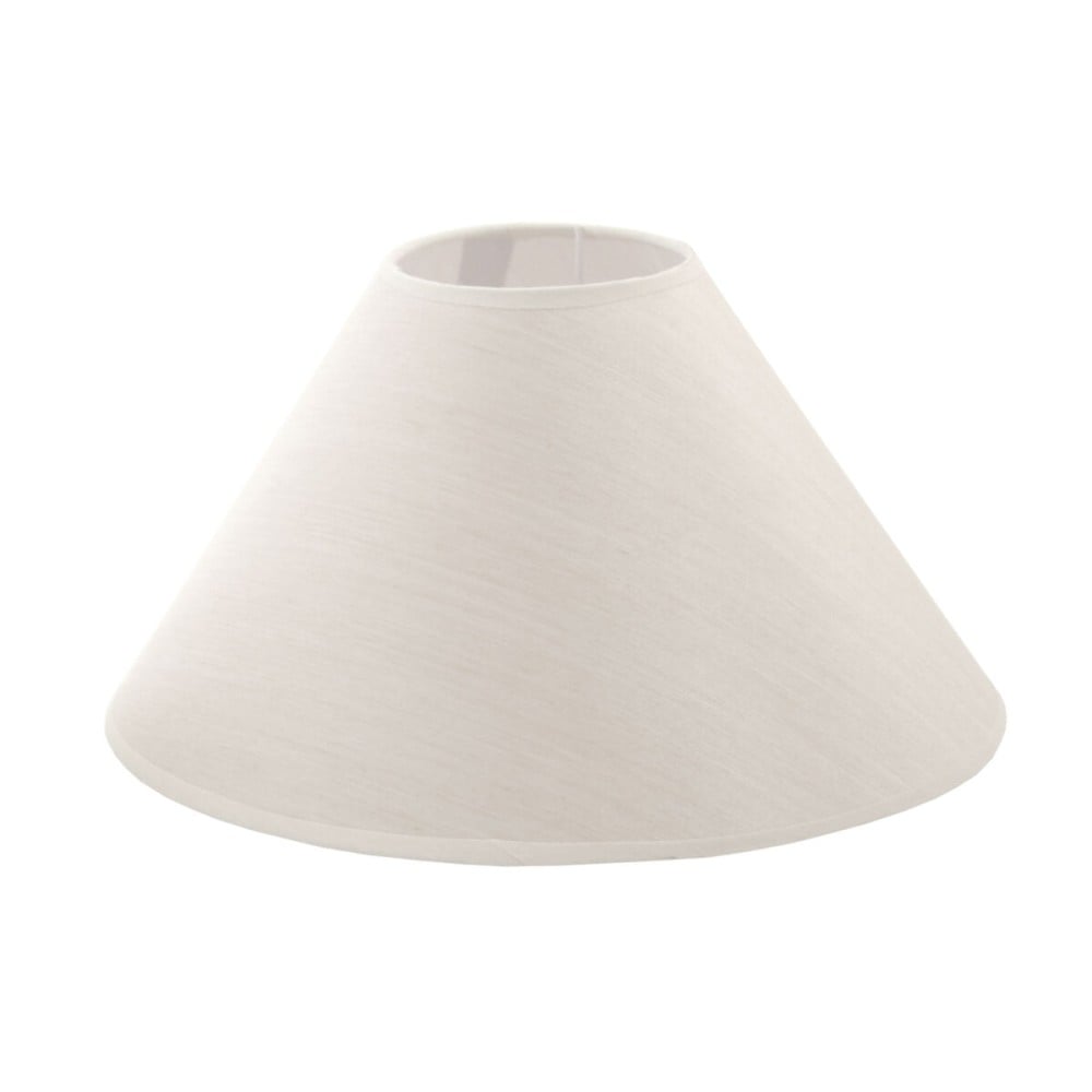 Lamp Shade Alexandra House Living White Textile 15 x 22 x 15 cm Cónica