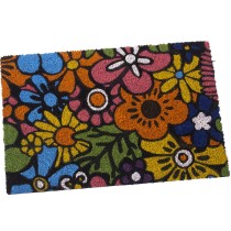 Doormat Alexandra House Living Multicolour 40 x 2 x 60 cm Flowers