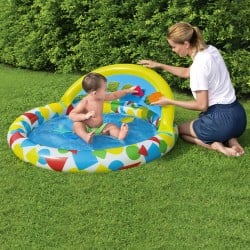 Bestway Piscine Gonflable Infantile Apprentissage 120x117x46 cm +4 mois Jardin 52378