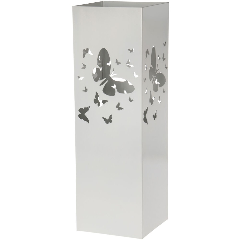 Umbrella stand Alexandra House Living White Butterflies 19 x 49 x 19 cm