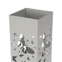 Umbrella stand Alexandra House Living White Butterflies 19 x 49 x 19 cm