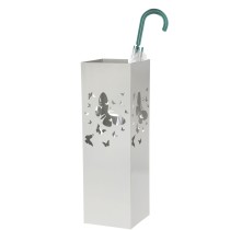 Umbrella stand Alexandra House Living White Butterflies 19 x 49 x 19 cm