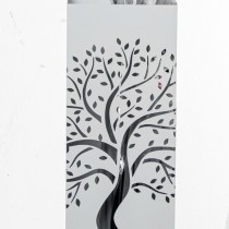 porte-parapluie Alexandra House Living Blanc Arbre 15 x 49 x 15 cm