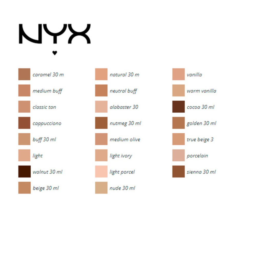 Fluid Makeup Basis Can't Stop Won't Stop NYX (30 ml) (30 ml)