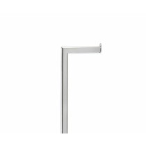 Toilet Paper Holder with Brush Stand Alexandra House Living Silver Metal 20 x 71 x 20 cm