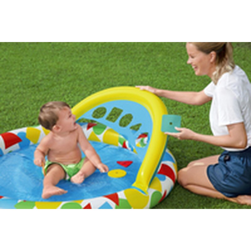 Bestway Piscine Gonflable Infantile Apprentissage 120x117x46 cm +4 mois Jardin 52378