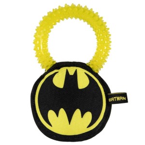 Dog toy Batman   Yellow 100 % polyester