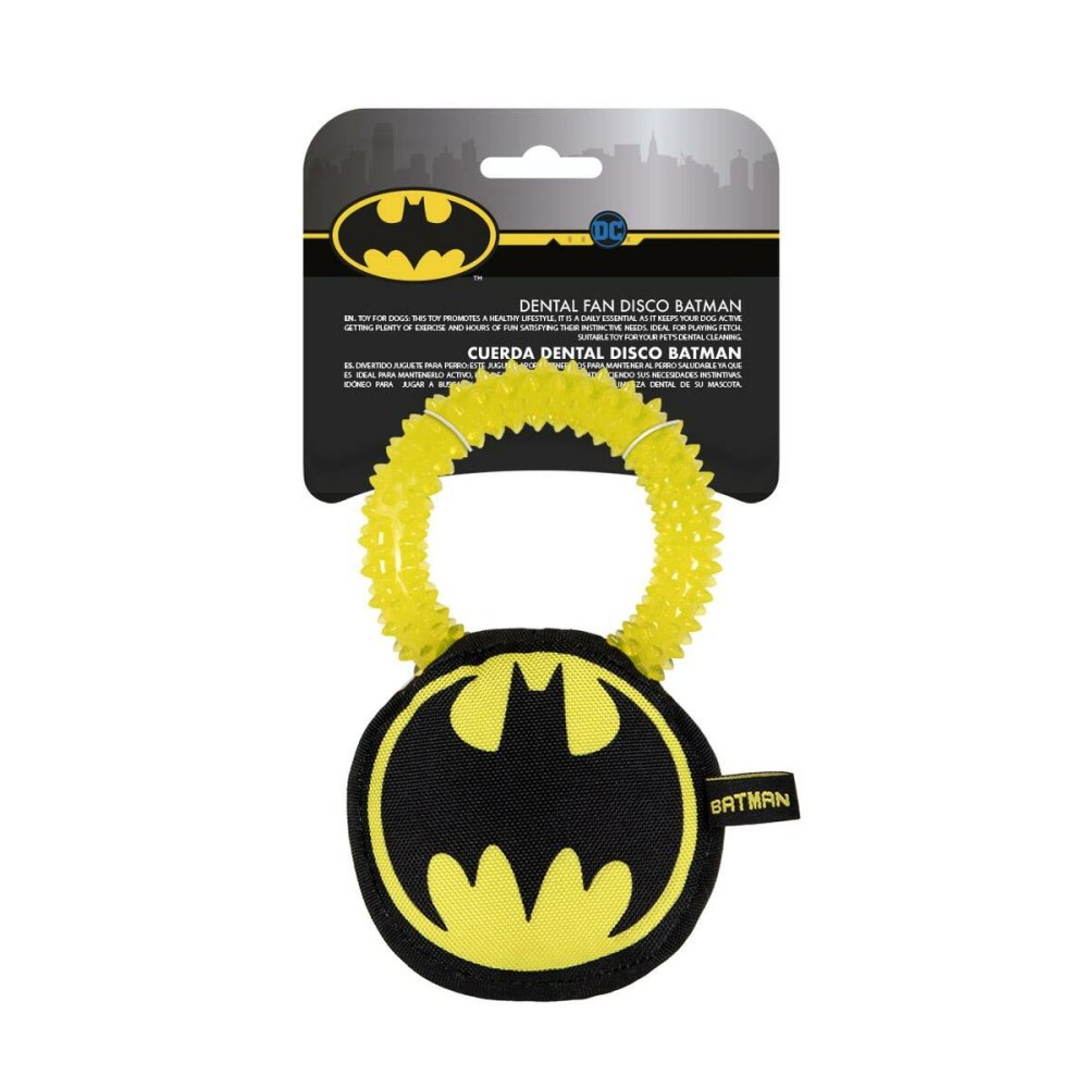 Jouet pour chien Batman   Jaune 100 % polyester