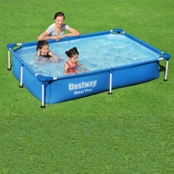 Schwimmbad Abnehmbar Bestway 221 x 150 x 43 cm