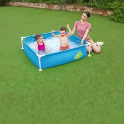 Bestway Piscine Rigide Enfant 122x122x30,5 cm +2 Ans Jardin 56217