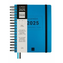 Agenda Finocam TEMPUS Bleu quarto 15,5 x 21,7 cm 2025