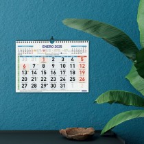 calendrier mural Finocam Multicouleur Papier 2025 30 x 21 cm