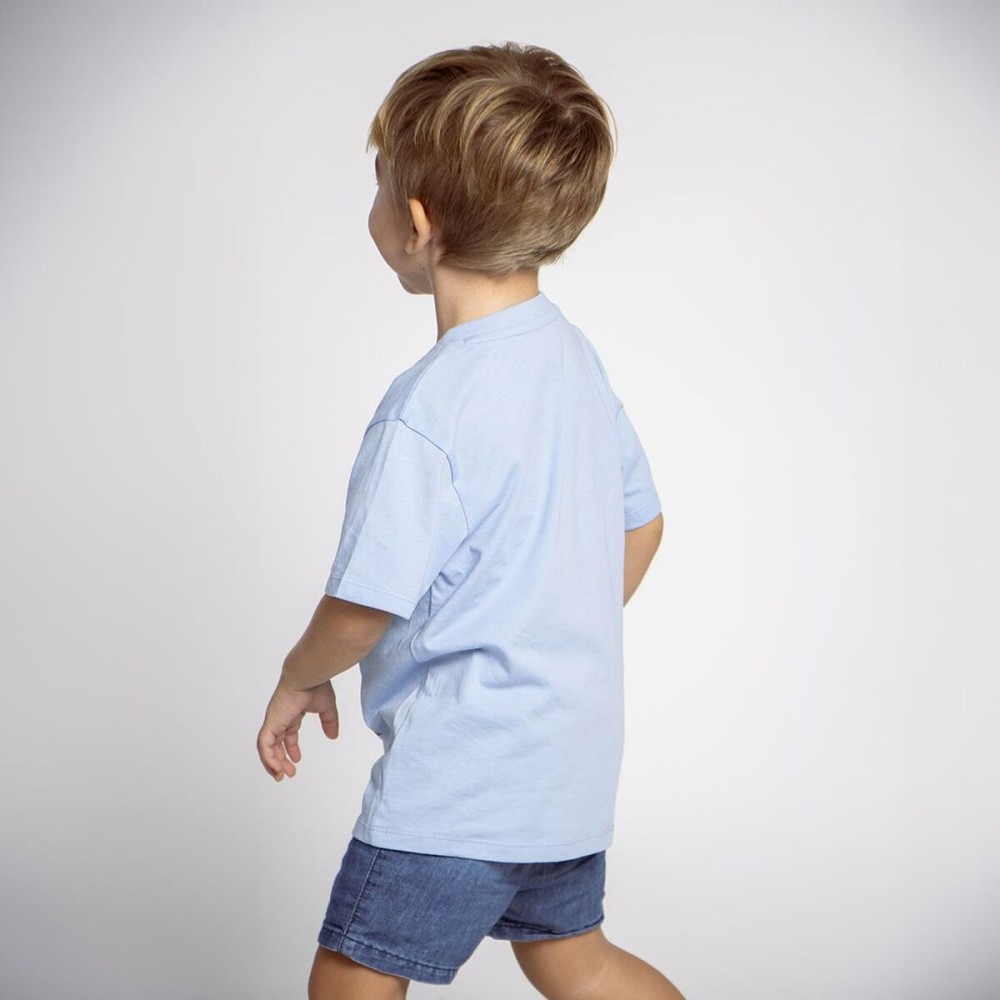 Child's Short Sleeve T-Shirt Bluey Light Blue