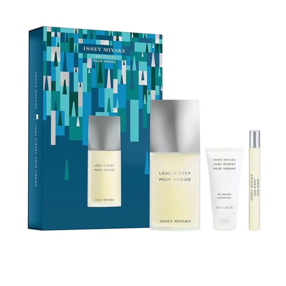 Set mit Damenparfüm Issey Miyake L'EAU D'ISSEY POUR HOMME EDT 3 Stücke