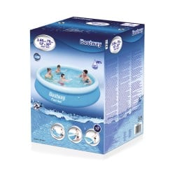 Aufblasbarer Pool Bestway Blau 5377 L 366 x 76 cm