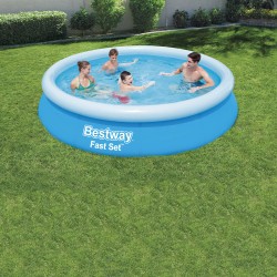 Aufblasbarer Pool Bestway Blau 5377 L 366 x 76 cm