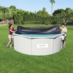 Swimming Pool Cover Bestway Black Ø 401 cm (1 Unit)