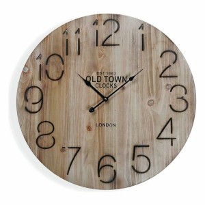 Horloge Murale Old Town Bois (4,5 x 58 x 58 cm)