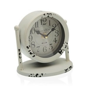 Table clock Versa Metal (11 x 15 x 15 cm) (11 x 15 x 15 cm)