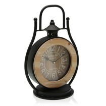 Table clock Versa Metal (16,5 x 41 x 26 cm) (26 cm)