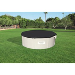 Swimming Pool Cover Bestway Black Ø 401 cm (1 Unit)