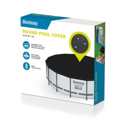 Bâches de piscine Bestway Noir Ø 427 cm