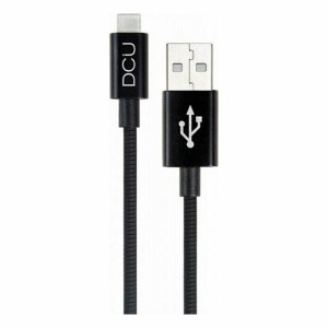 USB 2.0 A to USB C Cable DCU 30402050 Black (1M)