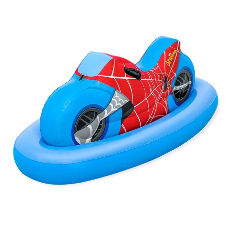 Bestway Figurine Gonflable Moto Spiderman 170x84 cm +3 Ans Plage et Piscine 98794