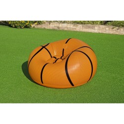 Bestway Fauteuil Gonflable Géant Basketball 114x112x66 cm +6 Ans Intérieur et Jardin 75103