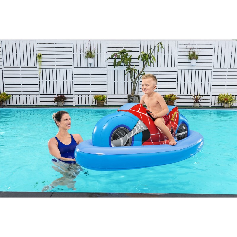 Bestway Aufblasbare Spiderman Motorradfigur 170x84 cm +3 Jahre Strand und Pool 98794