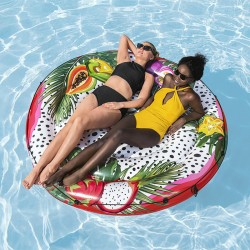 Bestway Île Flottante Gonflable avec Corde Fruit de la Passion D188cm Plage et Piscine 43720