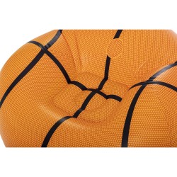 Fauteuil gonflable Bestway Orange 114 x 112 x 66 cm Basket-ball