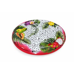 Bestway Aufblasbare Schwimmende Insel mit Seil Passionsfrucht D188cm Strand und Pool 43720