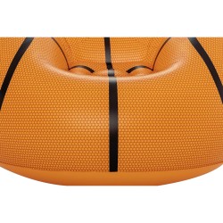 Bestway Fauteuil Gonflable Géant Basketball 114x112x66 cm +6 Ans Intérieur et Jardin 75103