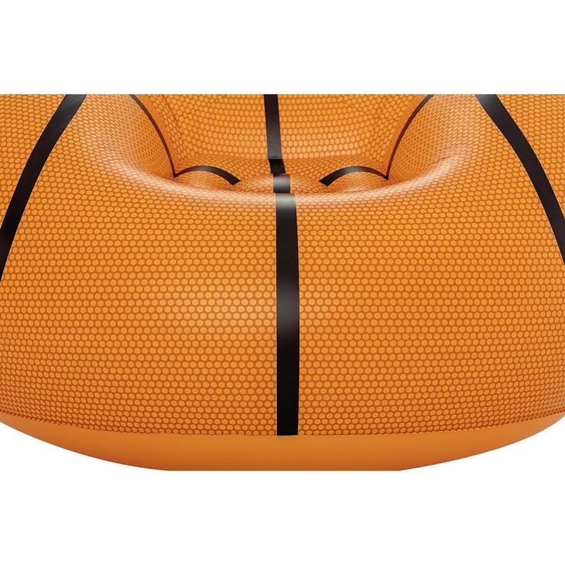 Aufblasbarer Sessel Bestway Orange 114 x 112 x 66 cm Basketball